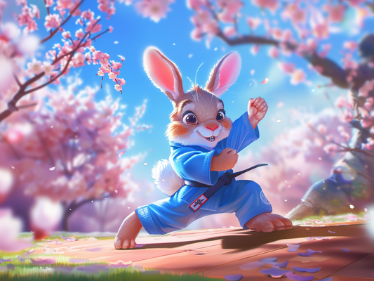Judo Bunny Diamond Art Kit