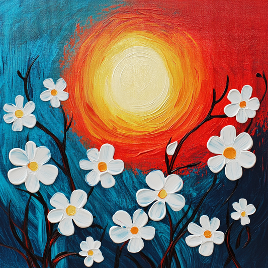 Blossoms And Branches Sun Diamond Art Kit