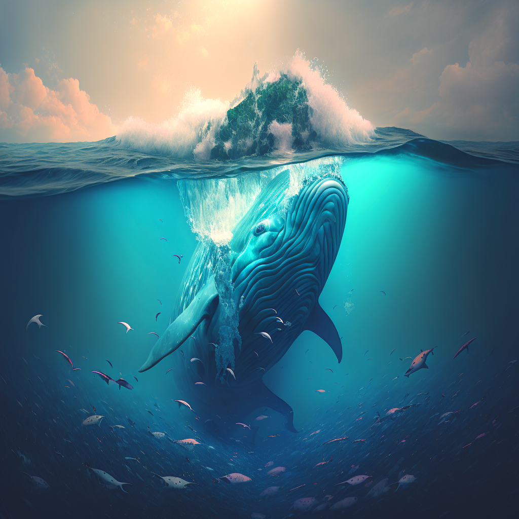 Whale At Sea Diamond Art Kit