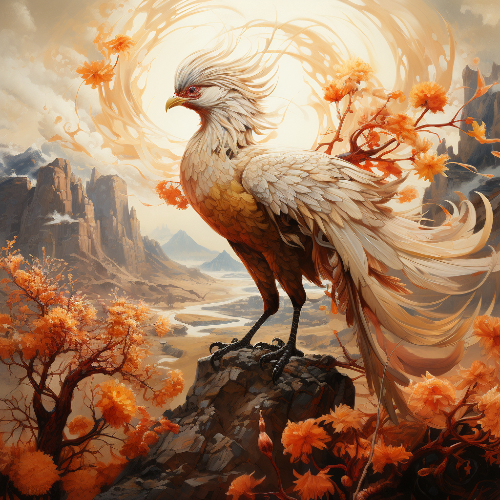 White Feather Phoenix Diamond Art Kit