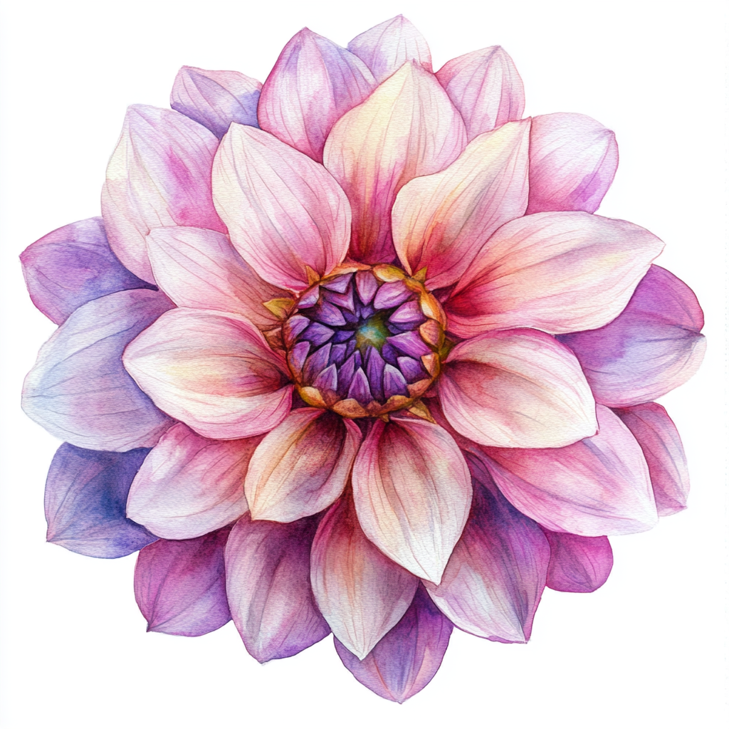 Dahlia Flower Diamond Art Kit