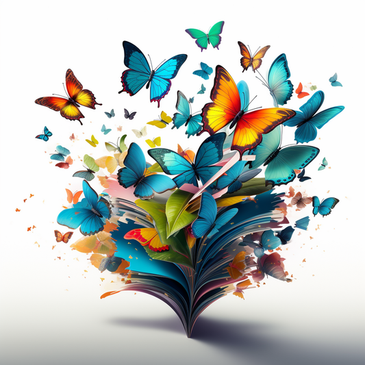 Flying Butterfly Book Diamond Art Kit