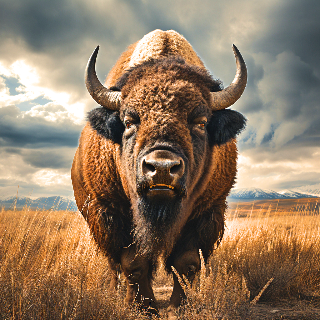 American Bison Diamond Art Kit