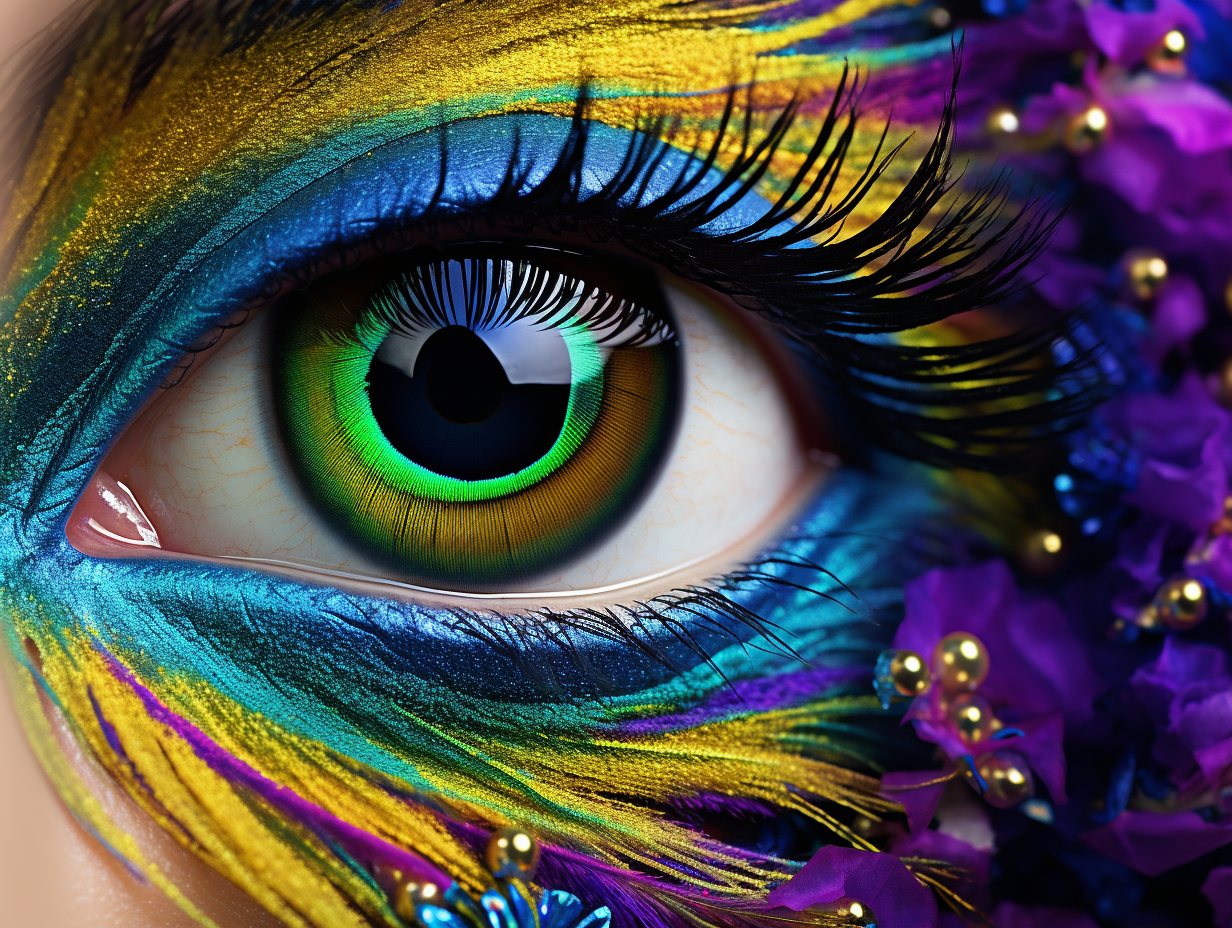 Feathery Eye Diamond Art Kit