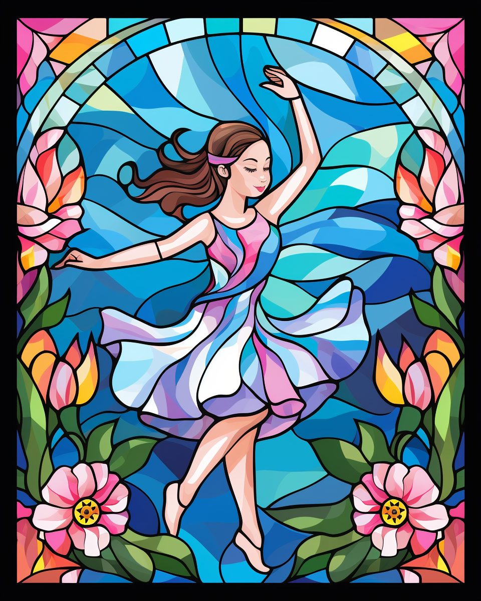 Dancing In Flowers Diamond Art Kit