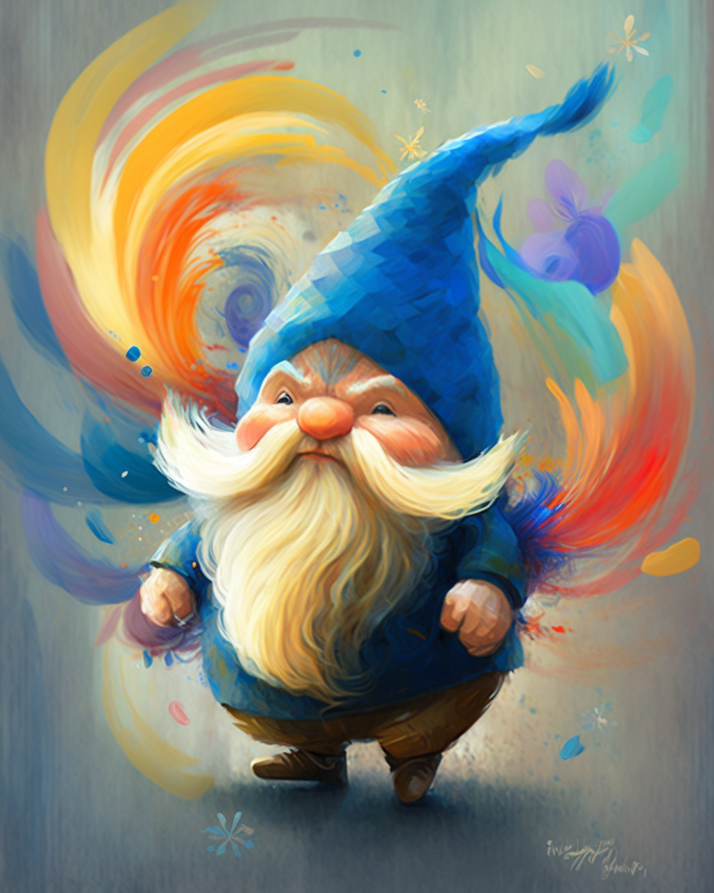 Abstract Mad Gnome Diamond Art Kit