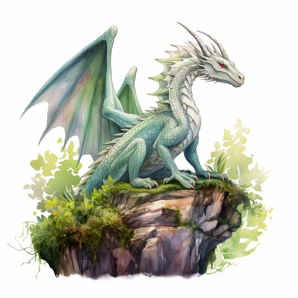 Green Dragon Ledge Diamond Art Kit