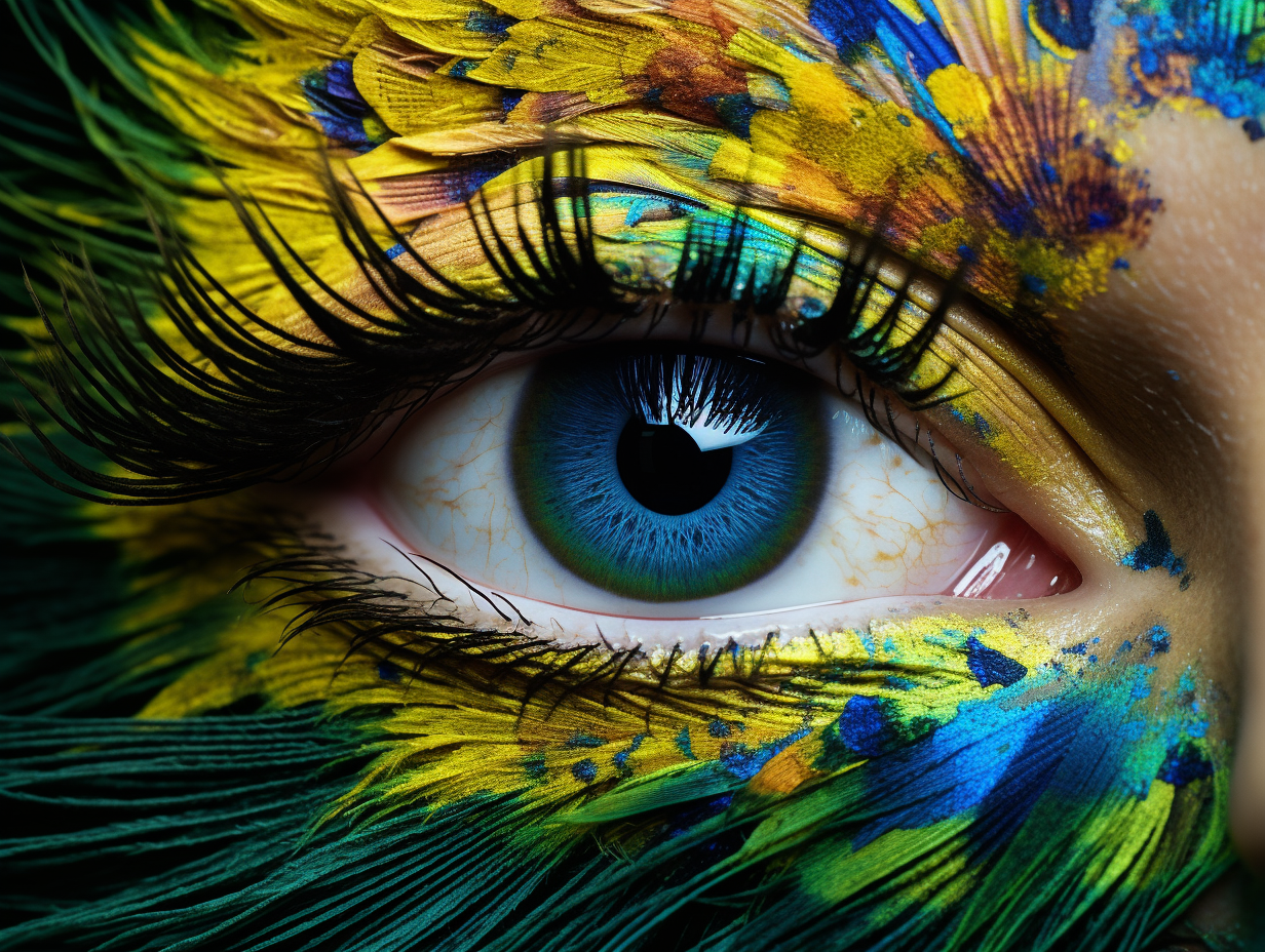 Bluegreen Paint Eye Diamond Art Kit