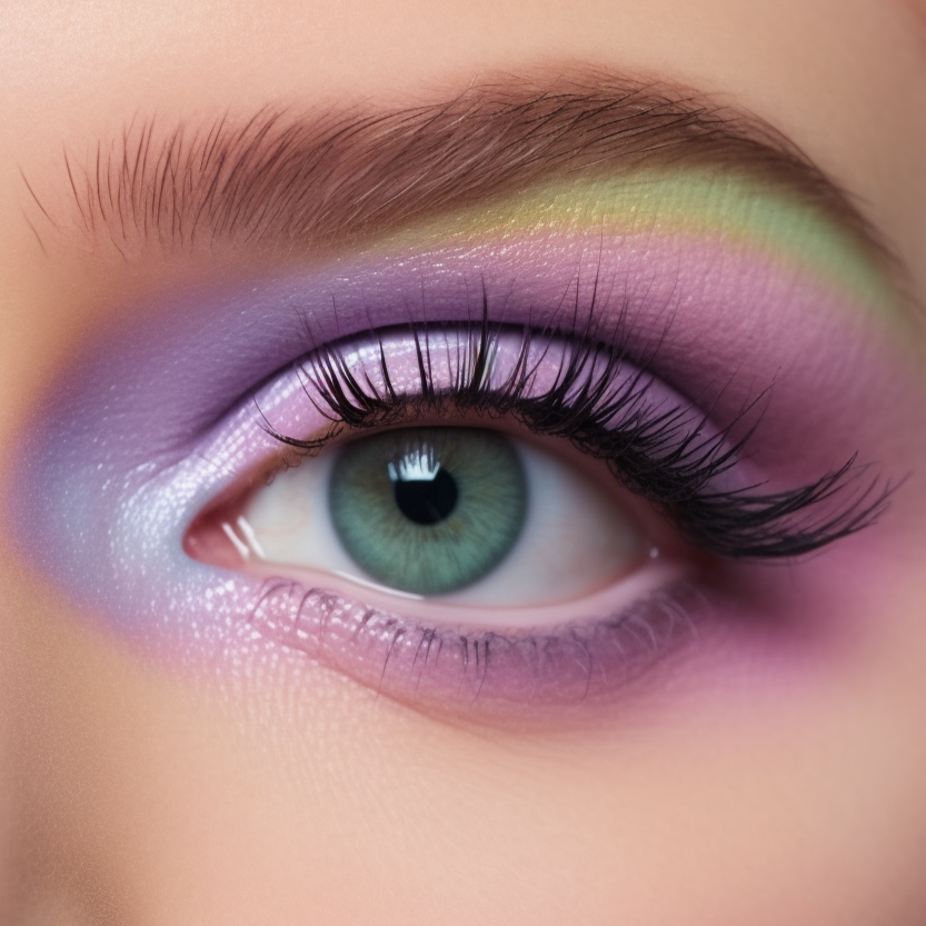 Pastel Colored Eye Diamond Art Kit