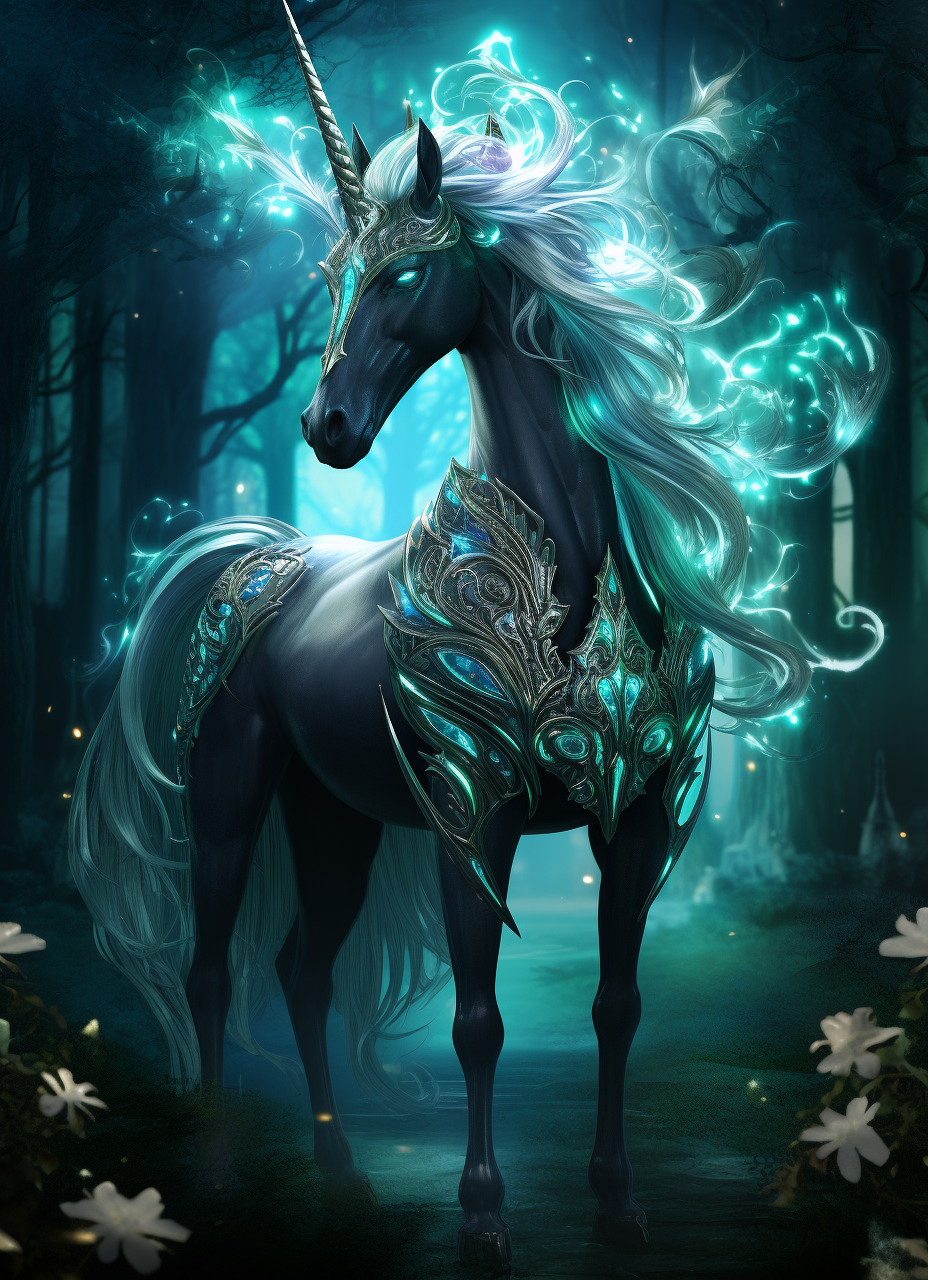 Electric Greenman E Unicorn Diamond Art Kit