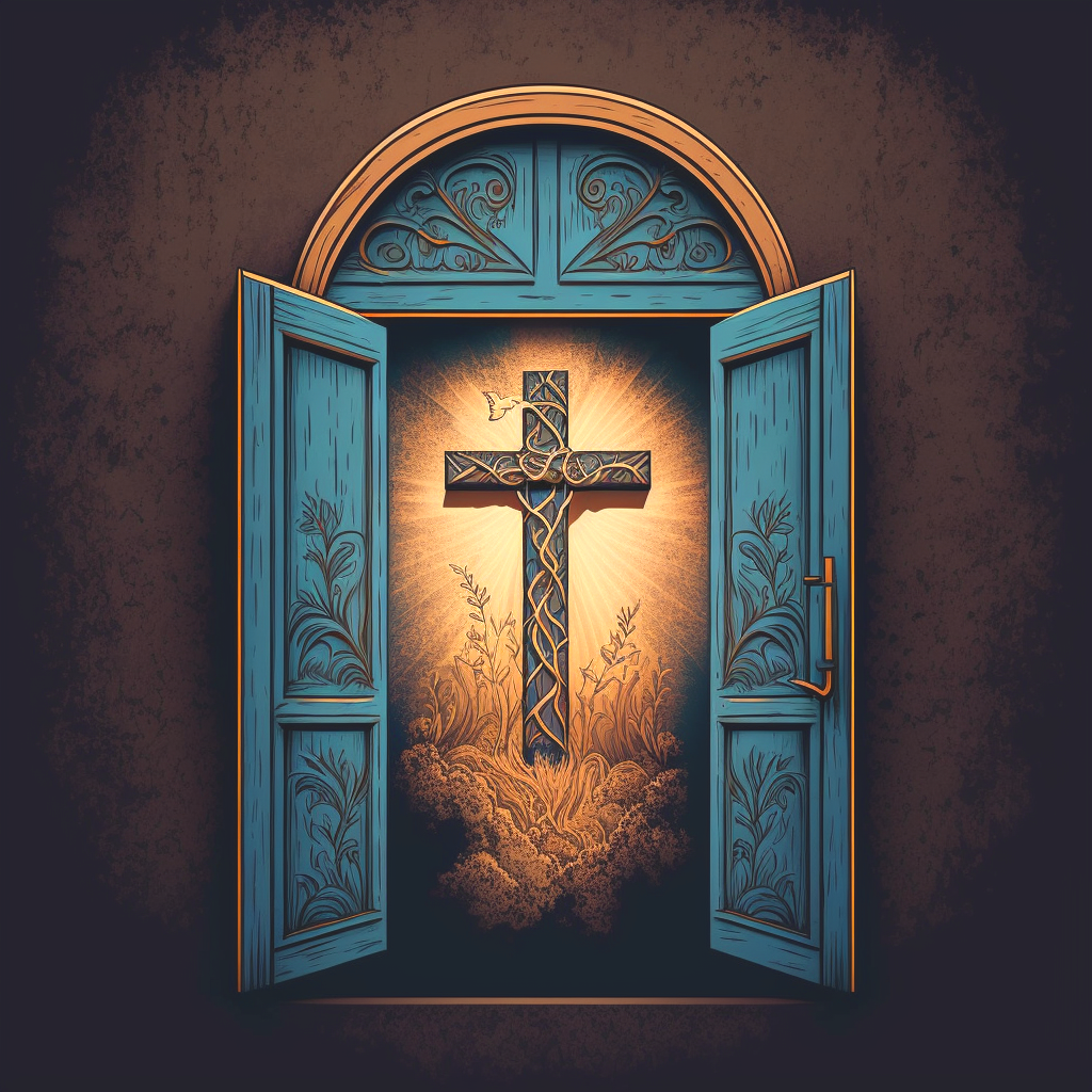 Open Shutter Cross Diamond Art Kit