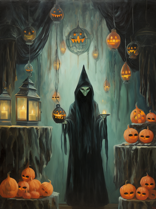 Alien Halloween Diamond Art Kit