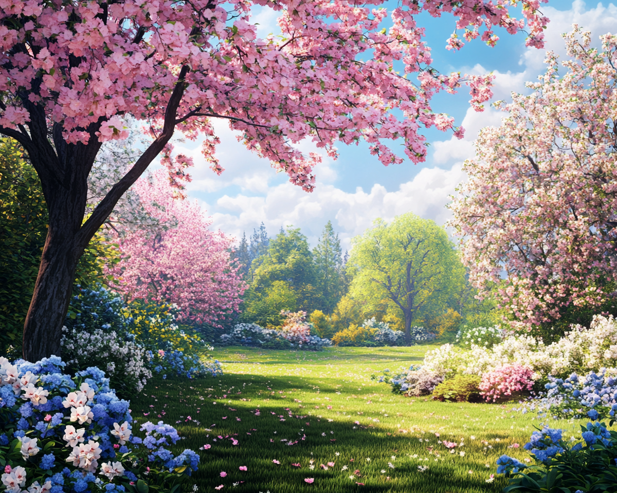 Flowers In Spring Diamond Art Kit