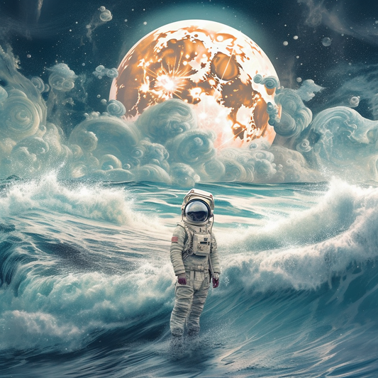 Astronaut In The Ocean Diamond Art Kit