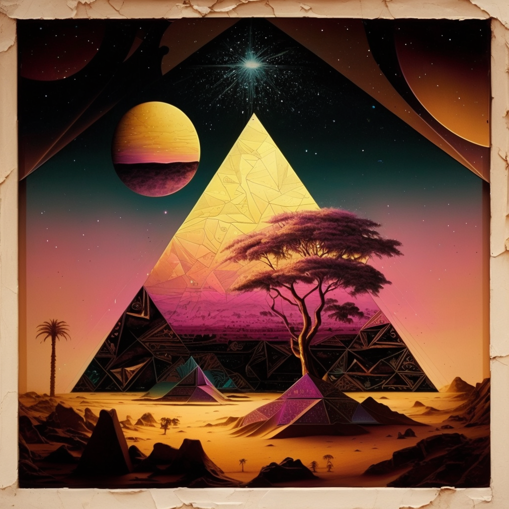 Abstract Pyramid Diamond Art Kit