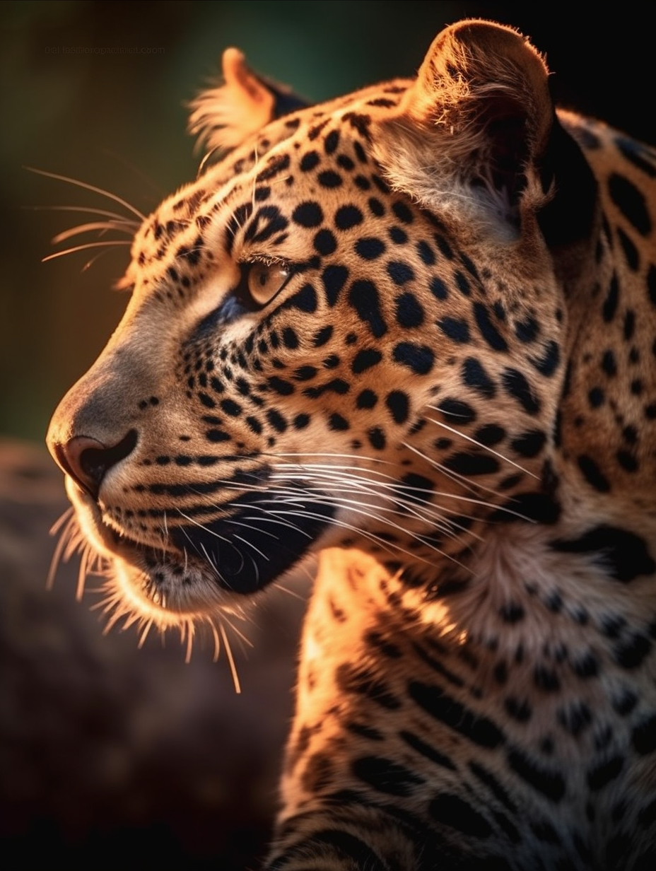 Leopard In The Sunlight Diamond Art Kit
