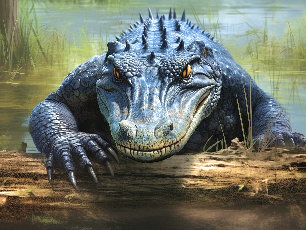 Alligator Monster Diamond Art Kit