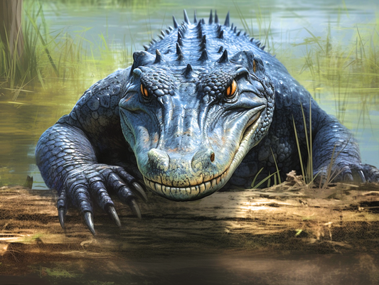 Alligator Monster Diamond Art Kit