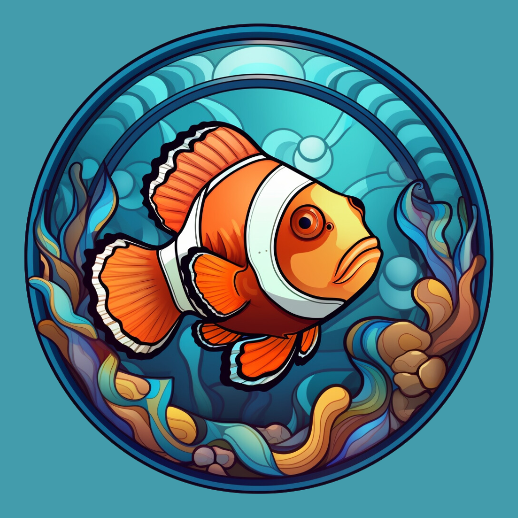 Abstract Orange Whitefish Diamond Art Kit