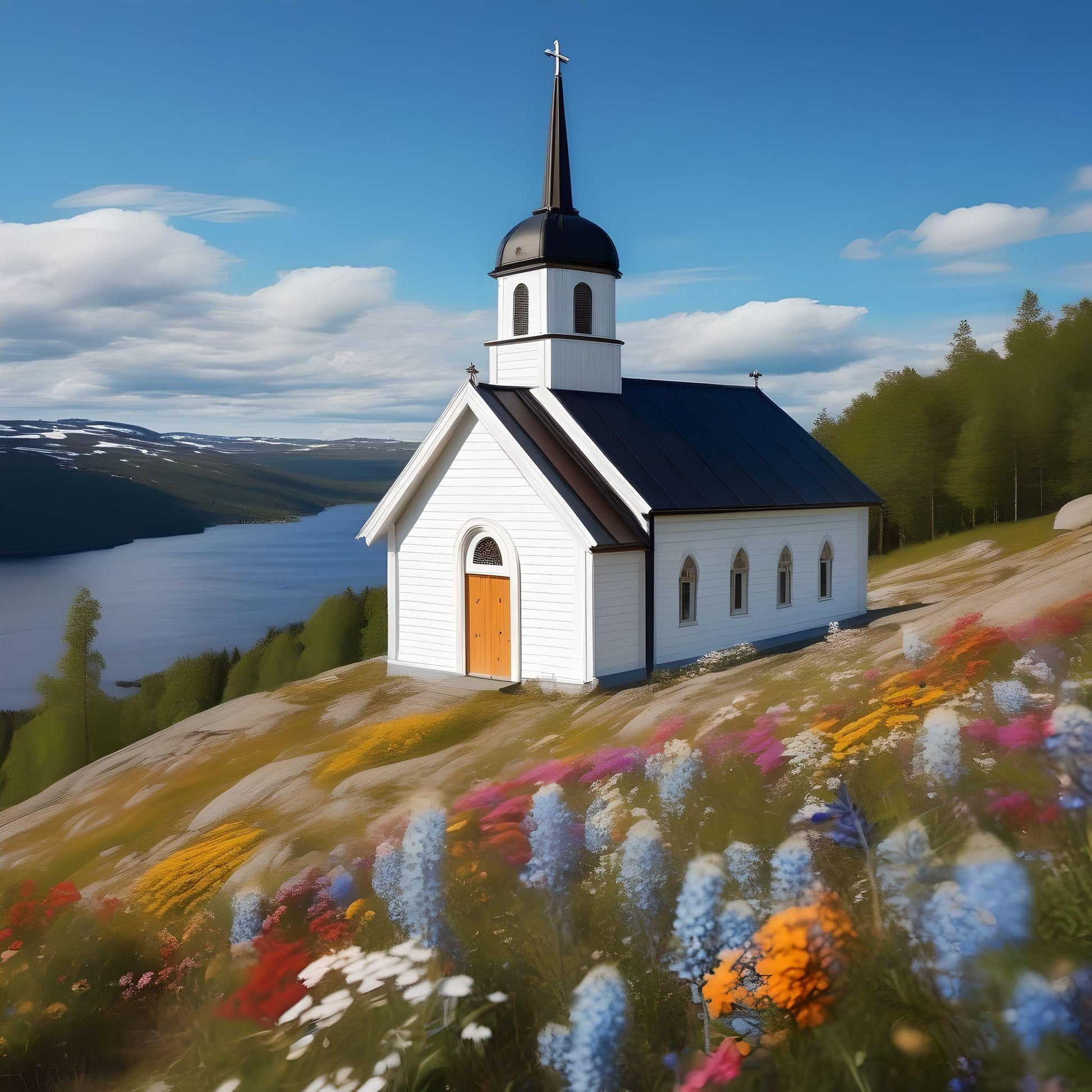 Mountainside Whitechurch Diamond Art Kit