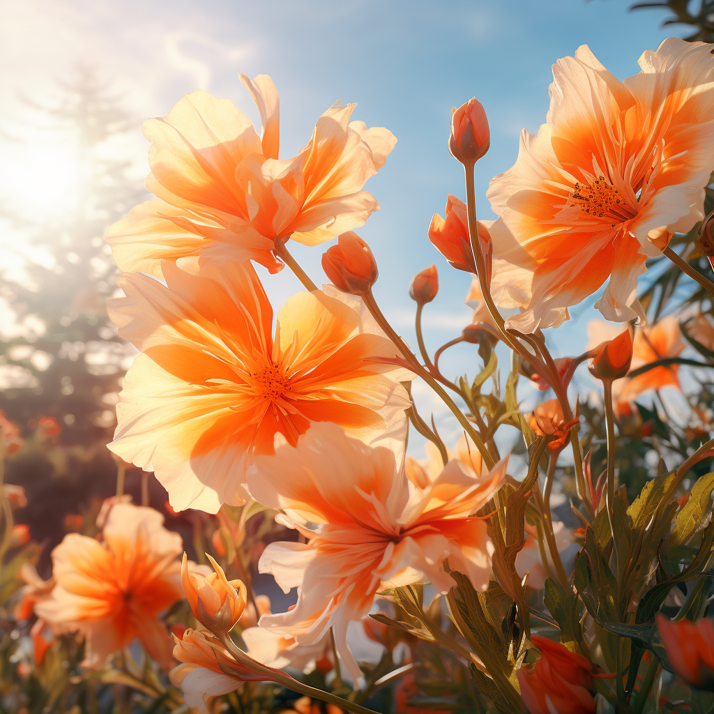 Bright Morning Flowers Diamond Art Kit