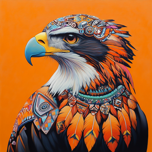 Indian Eagle Diamond Art Kit