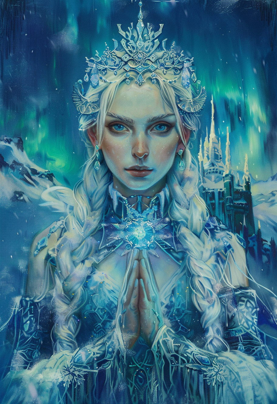 Ice Castle Arctic Princess Diamond Art Kit