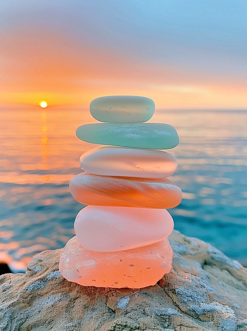 Seaglass Stack Diamond Art Kit