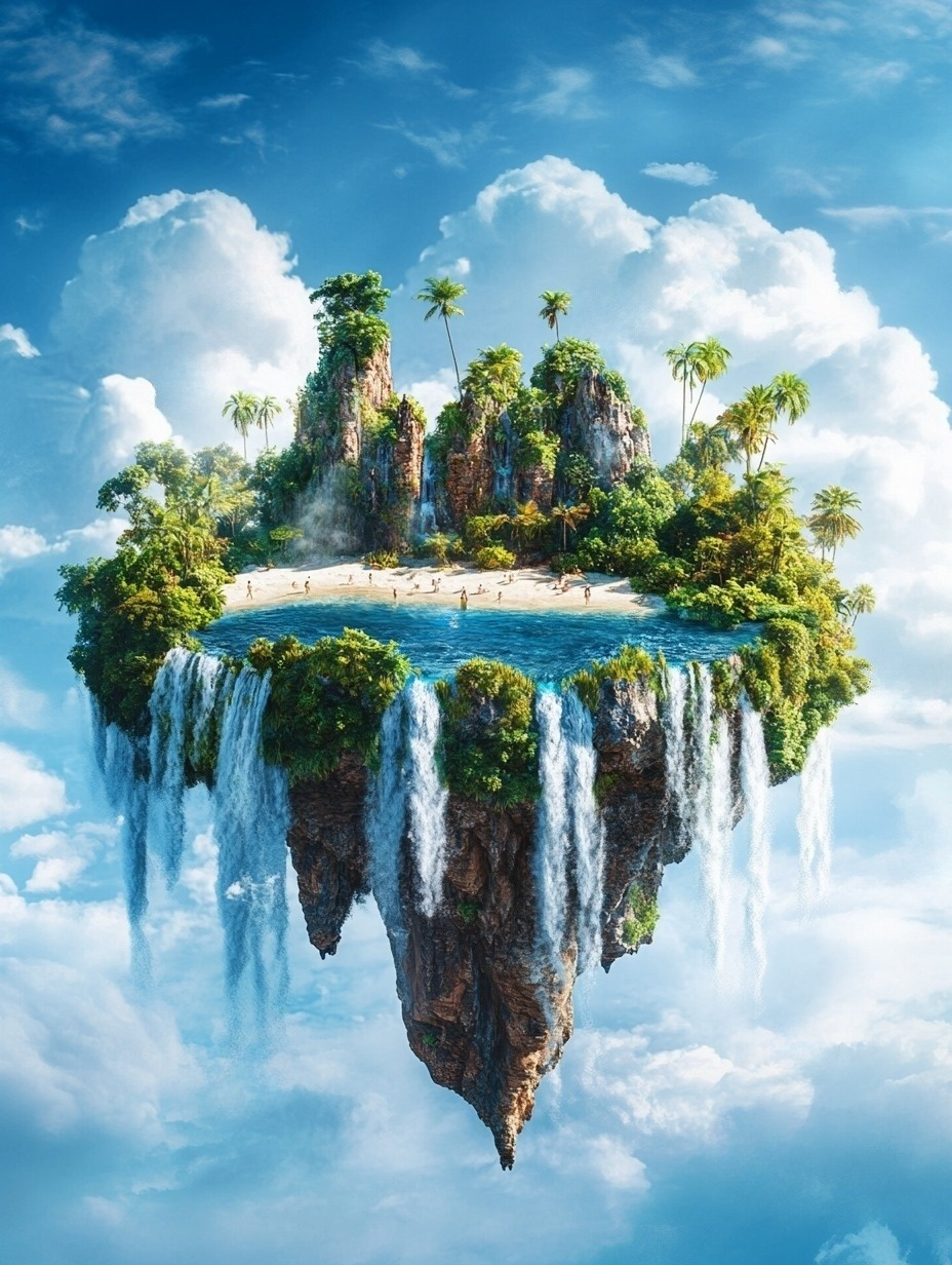 Island In The Sky Diamond Art Kit