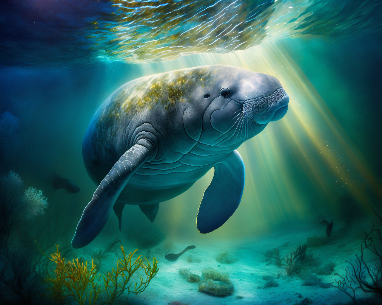 Sunray Manatee Diamond Art Kit