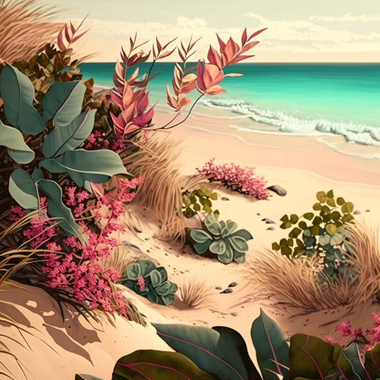 Beach Plants Diamond Art Kit