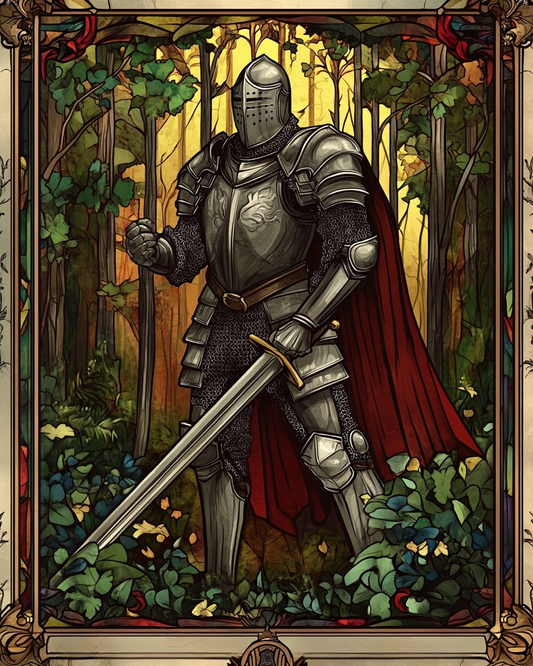 Knight Abstract Diamond Art Kit