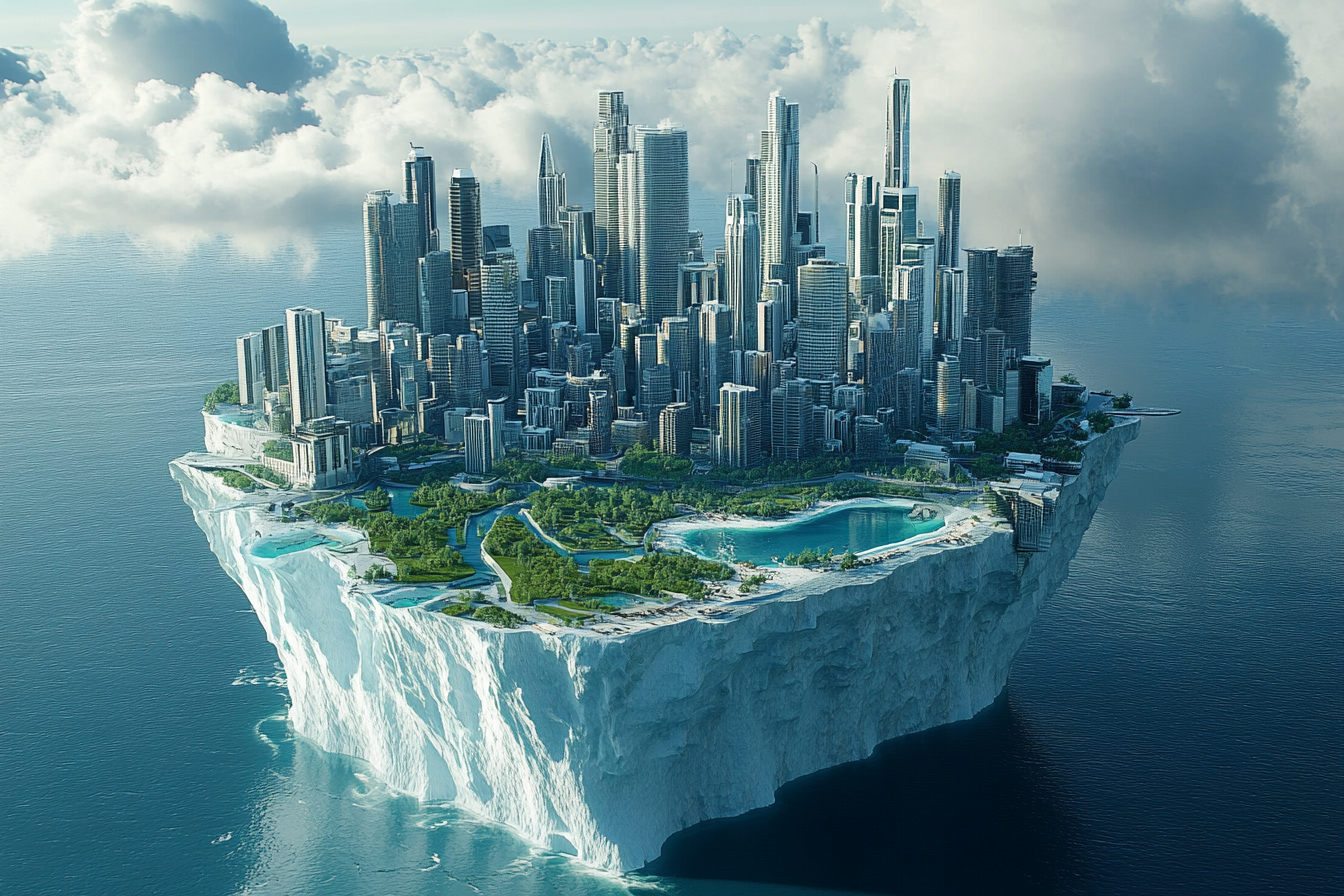 Iceburg City Diamond Art Kit