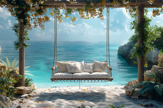 Tropical Beach Swing Diamond Art Kit