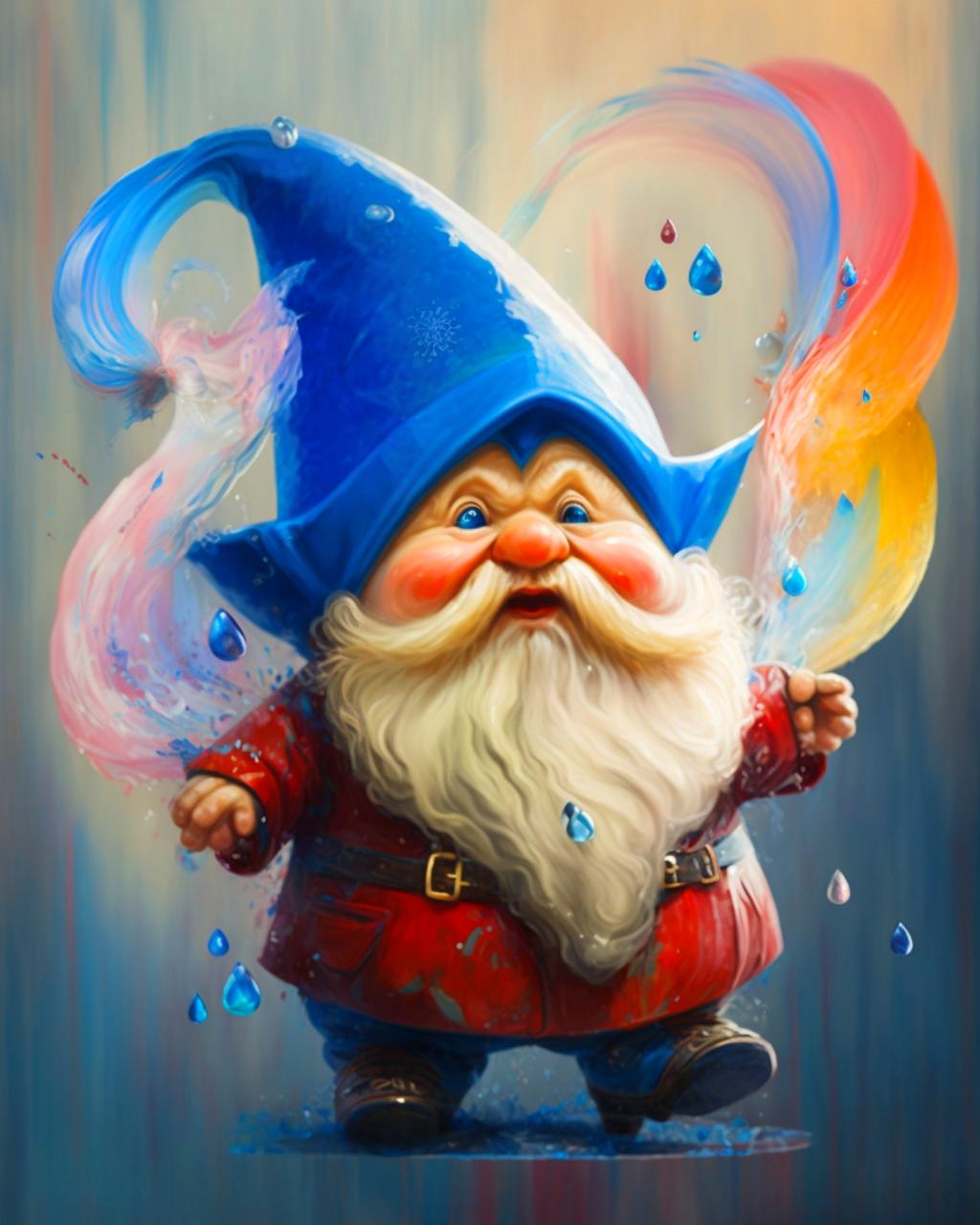 White Beard Gnome Diamond Art Kit