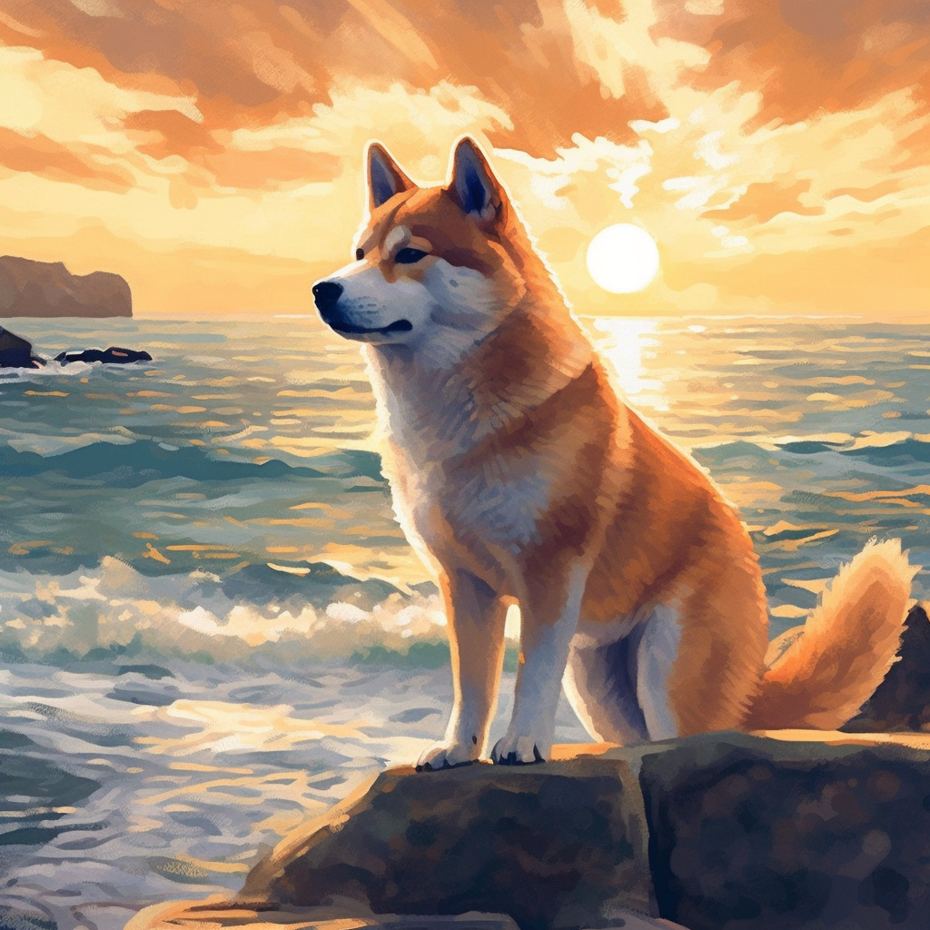 Shiba In Use A Diamond Art Kit