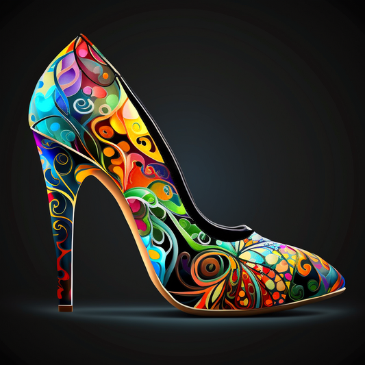 Swirl Pattern Stilleto Diamond Art Kit
