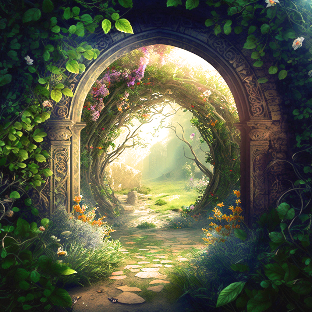 Branch Entrance Secret Garden Diamond Art Kit