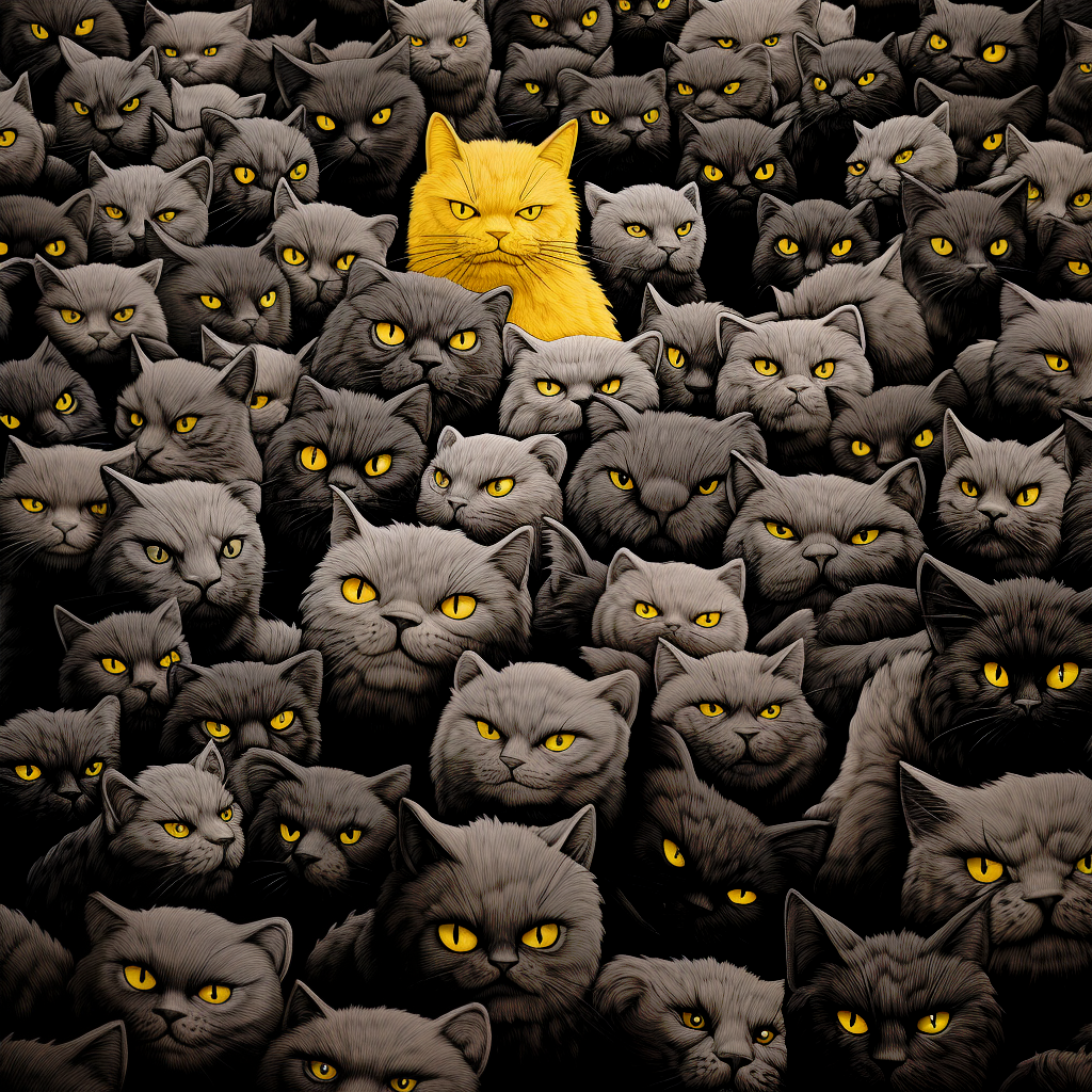 Yellow Cat Diamond Art Kit