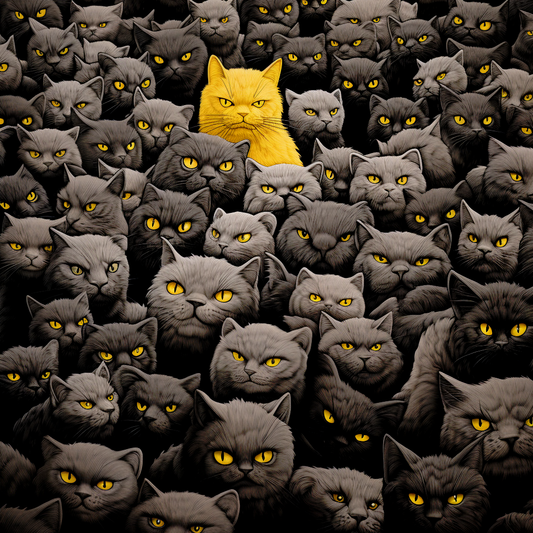Yellow Cat Diamond Art Kit