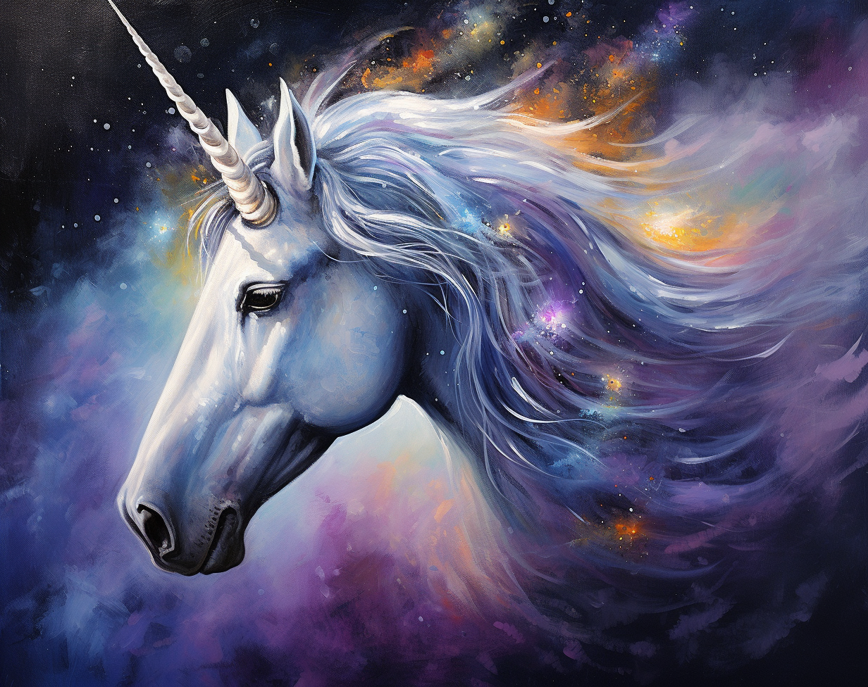 Purple Mist Unicorn Diamond Art Kit