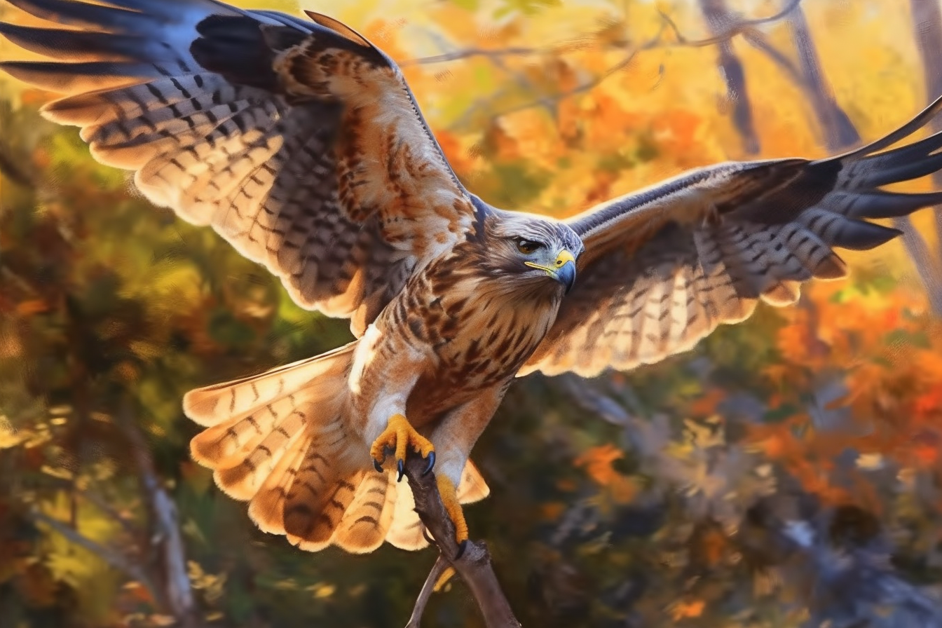 Eagle On A Branch Diamond Art Kit