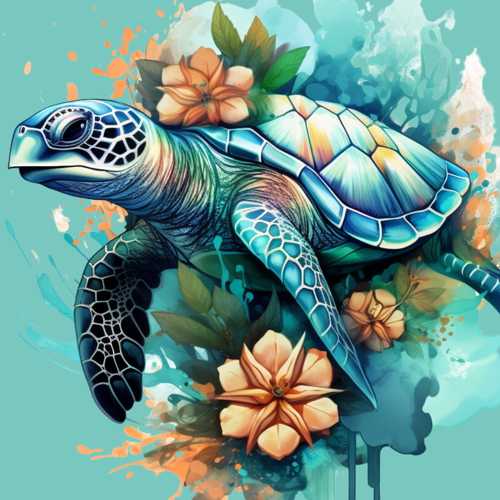 Starflower Turtle Diamond Art Kit