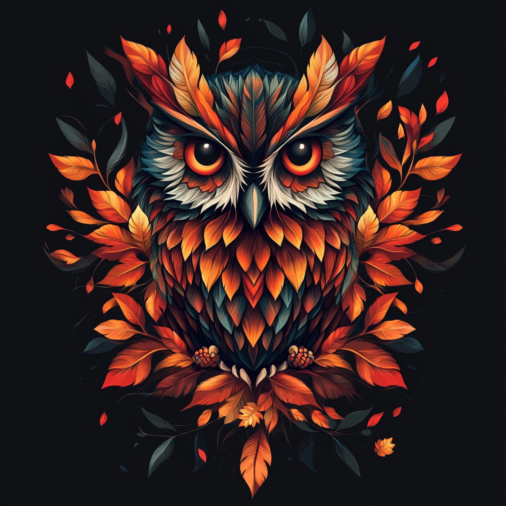 Bright Brown Owl Diamond Art Kit