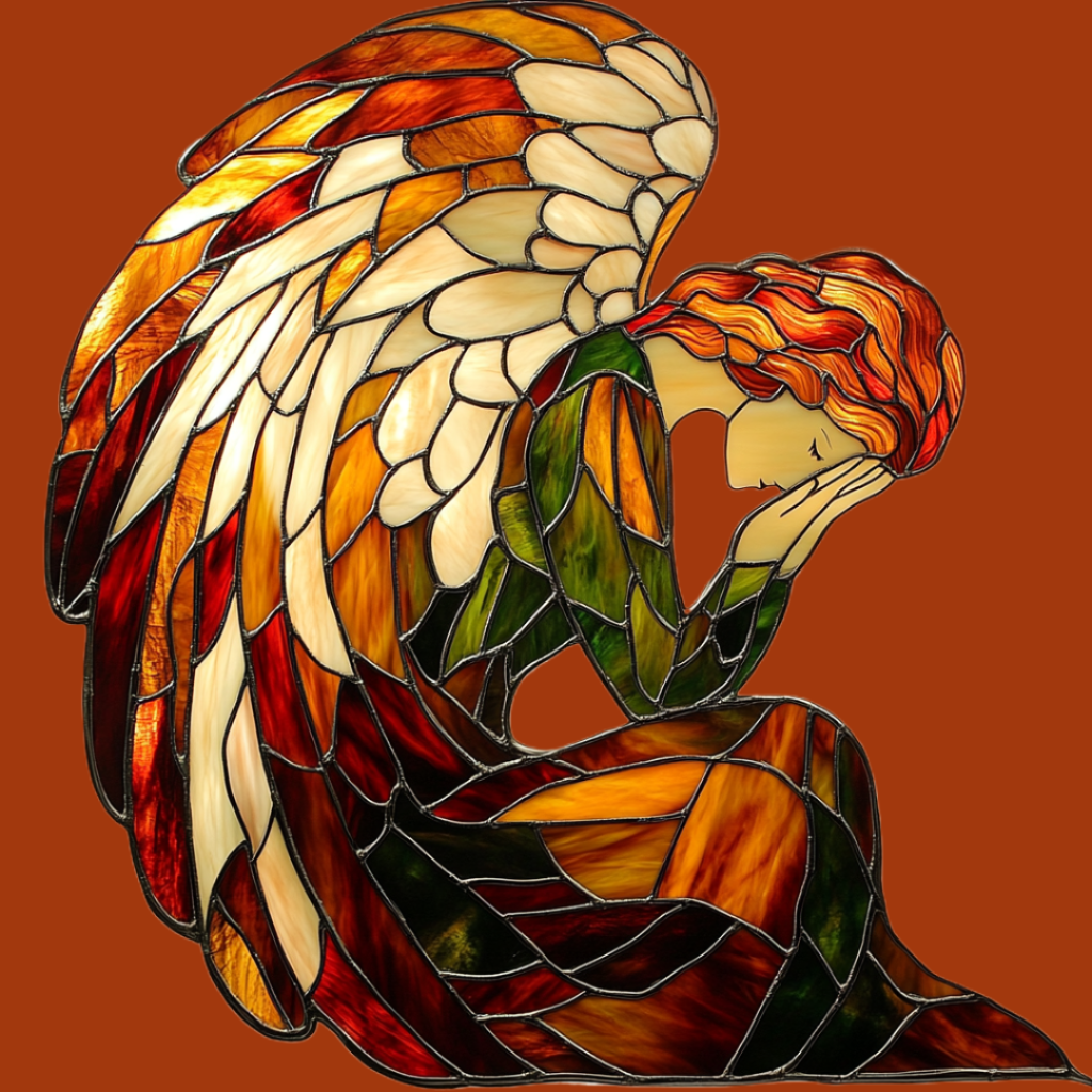 Angel Praying Abstract Diamond Art Kit