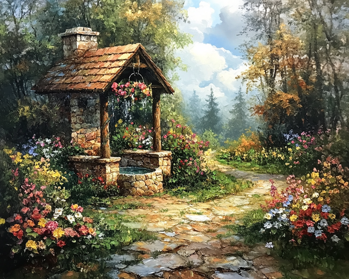 Wishing Well Diamond Art Kit