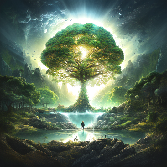 Shooting Light Tree Of Life Diamond Art Kit