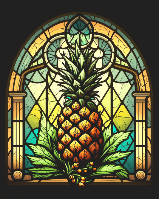 Abstract Pineapple Diamond Art Kit