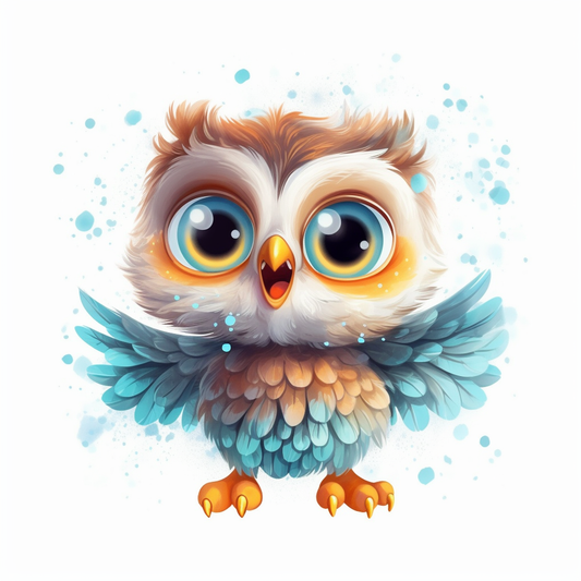 Little Flying Owl Diamond Art Kit