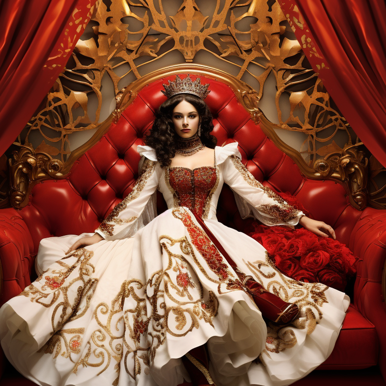 Red Chair Queen Diamond Art Kit